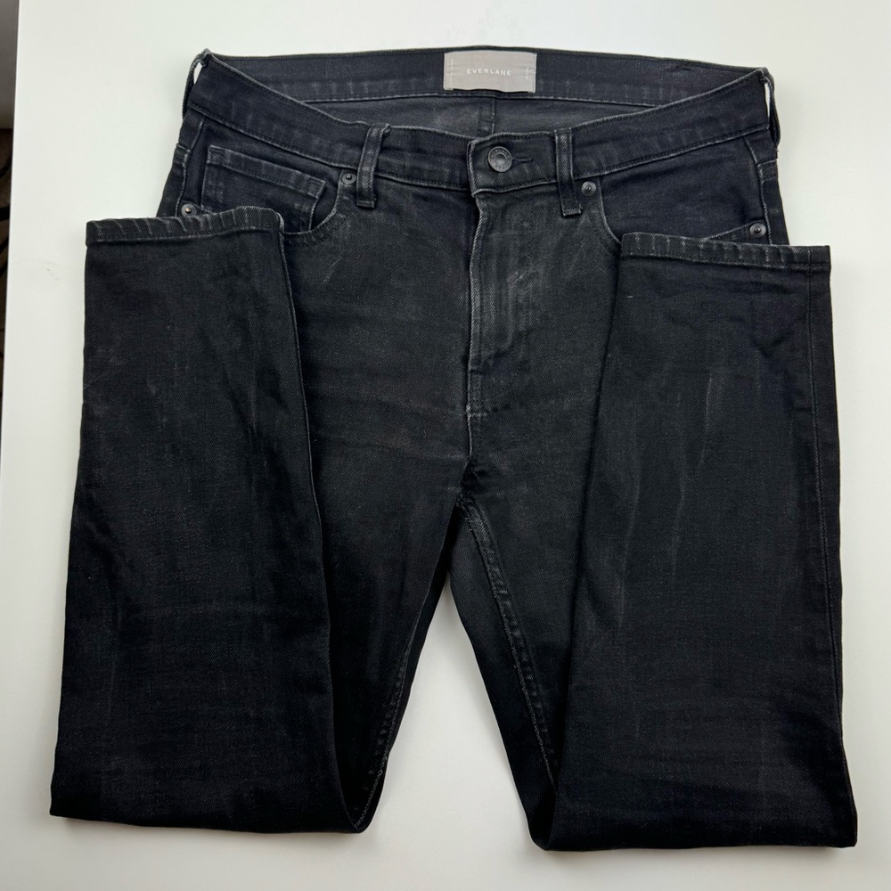 EVERLANE Black Mid‎ Rise Skinny Ankle Jeans Size 28